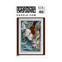 Bellerophon on Pegasus postage by CuratorCollection Bellerophon on Pegasus postage