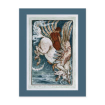 Bellerophon on Pegasus postcards by CuratorCollection Bellerophon on Pegasus postcards