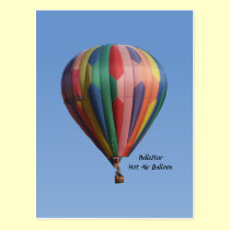 BelleStar Hot Air Ballooon Postcard postcards