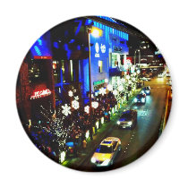 bellevue during Christmas Refrigerator Magnet