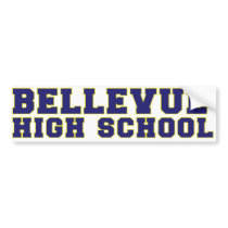 Bellevue High School Bumper Sticker bumper stickers by HS_Sports Bellevue High School Bumper Sticker bumper stickers