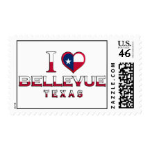 Bellevue, Texas Postage Stamp