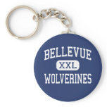 Bellevue - Wolverines - High - Bellevue Washington Keychains
