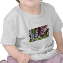 Bellflowers in Front of a Red Wall T-shirt