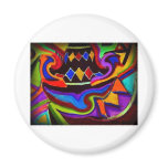 Bellgull Vase Abstract Painting Magnet