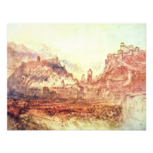 Bellinzona From The South By Turner Joseph Mallord Personalized Announcement