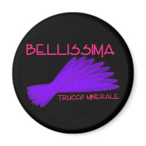 Bellissima Round Logo Magnet