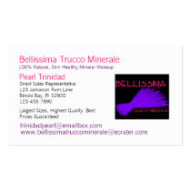 Bellissima Trucco Minerale Business Cards business cards
