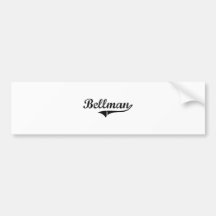 Bellman Professional Job Bumper Stickers