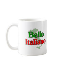 Bello Italiano (Handsome Italian Man) mugs