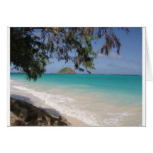 Bellows Beach Park, Oahu Hawai'i. 2007 Card
