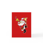 Bells & horn santa claus cards