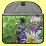 Bells of Ireland Flower Bouquet Macbook Sleeve macbook sleeves