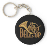 Bells Up Horn Key Chain