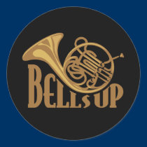 Bells Up Horn stickers