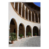 Bellver castle arches cards