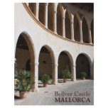 Bellver castle arches flyer design