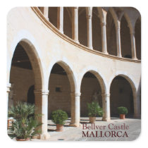 Bellver castle arches sticker