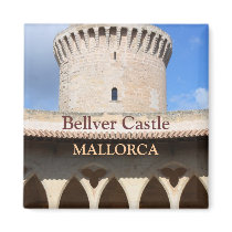 Bellver castle top refrigerator magnets