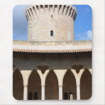 Bellver castle top mousepads