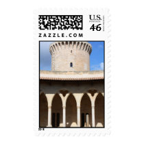 Bellver castle top stamps