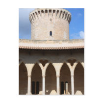 Bellver castle top postcards
