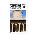 Bellver castle top stamps