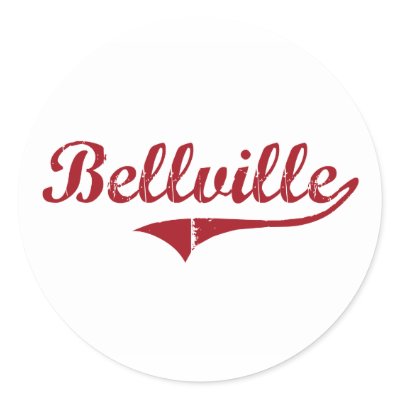 Bellville Ohio Classic Design Stickers by cityshirt