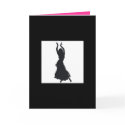 belly dance greetings card card
