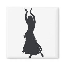 belly dance magnet