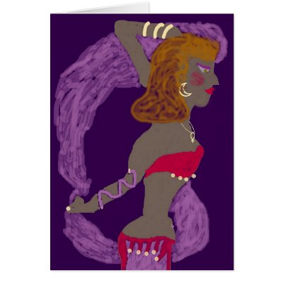 Belly Dancer 2: The Holy One Card by JudithLaura