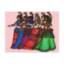 Belly Dancer art Post Card