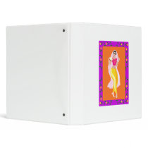 Belly Dancer Vinyl Binder