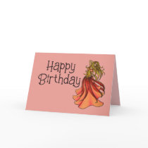 Belly Dancer Birthday Cards