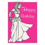 Belly Dancer Birthday Cards