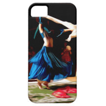 belly dancer in oil iphone cover iPhone 5 cover