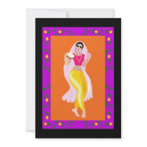 Belly Dancer Personalized Invitations