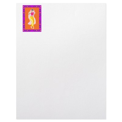Belly Dancer Customized Letterhead by Arabian_Art