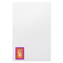 Belly Dancer Stationery Paper