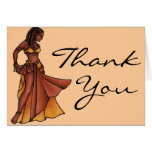 Belly Dancer Thank You Cards