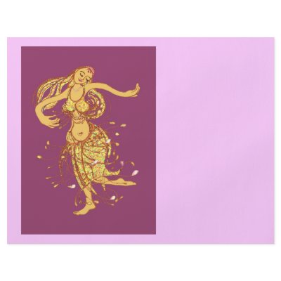 Belly dancers personalised flyer by Annaart