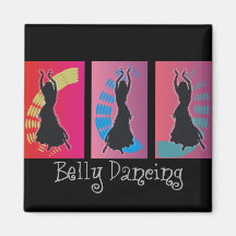 Belly Dancing Art Gifts Refrigerator Magnets