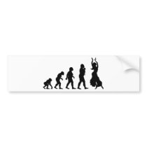 Belly Dancing Bumper Sticker