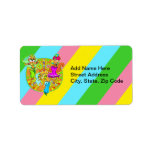 Belly Dancing Cats Custom Address Label