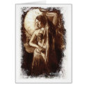 Belly Dancing Lady Card by Linandara Belly Dancing Lady Card