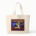 belly dancing pug bag