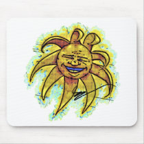 Belly Laugh Cartoon #1 Mouse Pads