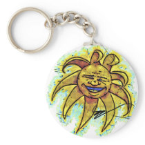 Belly Laugh Cartoon Key Chain B