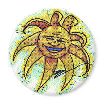 Belly Laugh Cartoon Magnet B by Colista Belly Laugh Cartoon Magnet B
