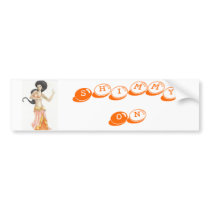 bellydancer (2), Shimmy On bumper stickers by HarmonyOutwest bellydancer (2), Shimmy On bumper stickers